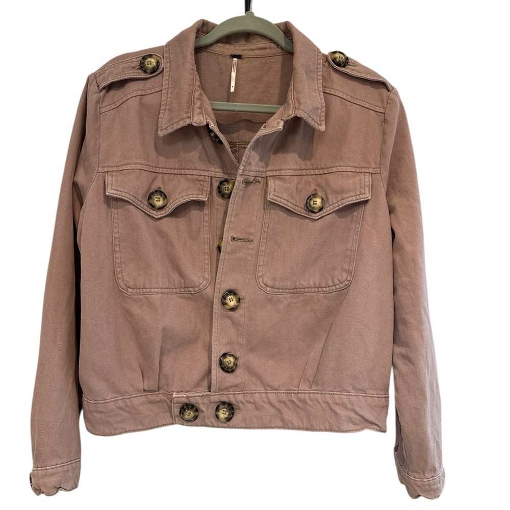 Free People Denim Jacket M